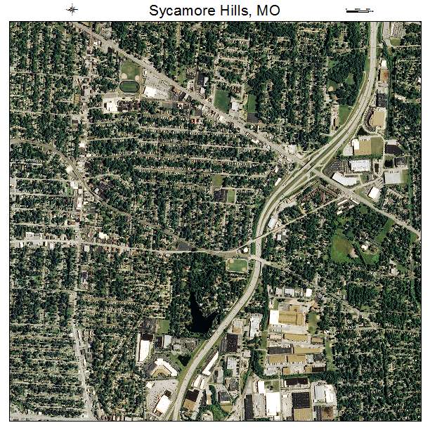 Sycamore Hills, MO air photo map