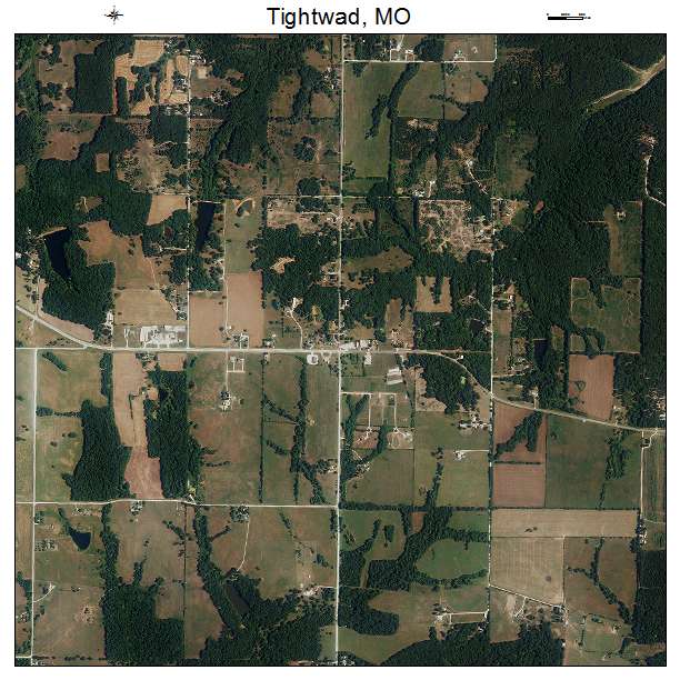 Tightwad, MO air photo map