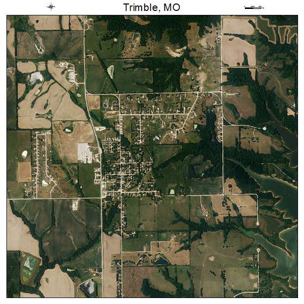 Trimble, MO air photo map