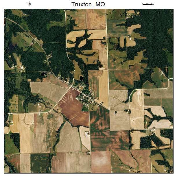 Truxton, MO air photo map