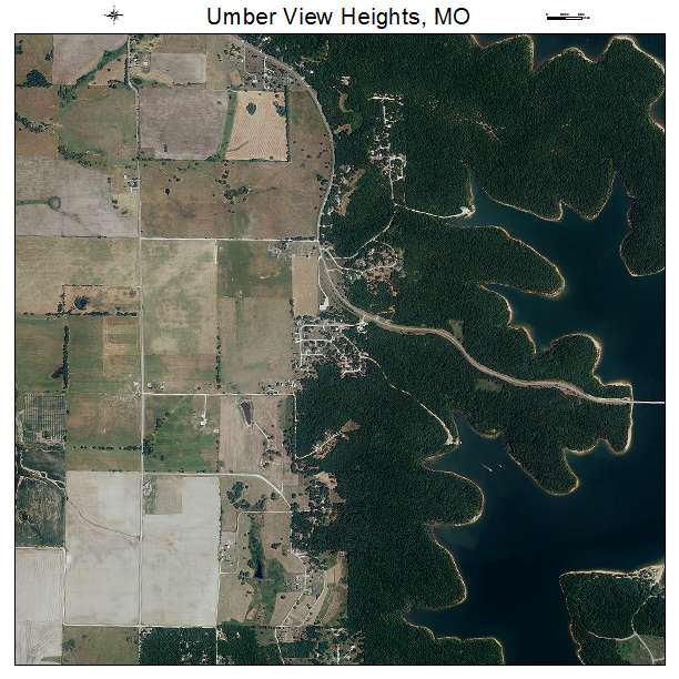 Umber View Heights, MO air photo map
