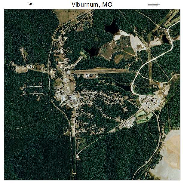 Viburnum, MO air photo map
