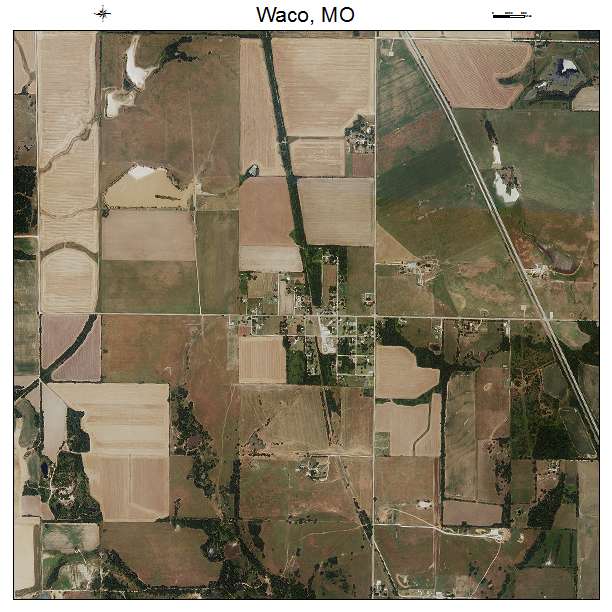 Waco, MO air photo map