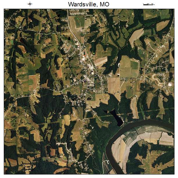 Aerial Photography Map of Wardsville, MO Missouri