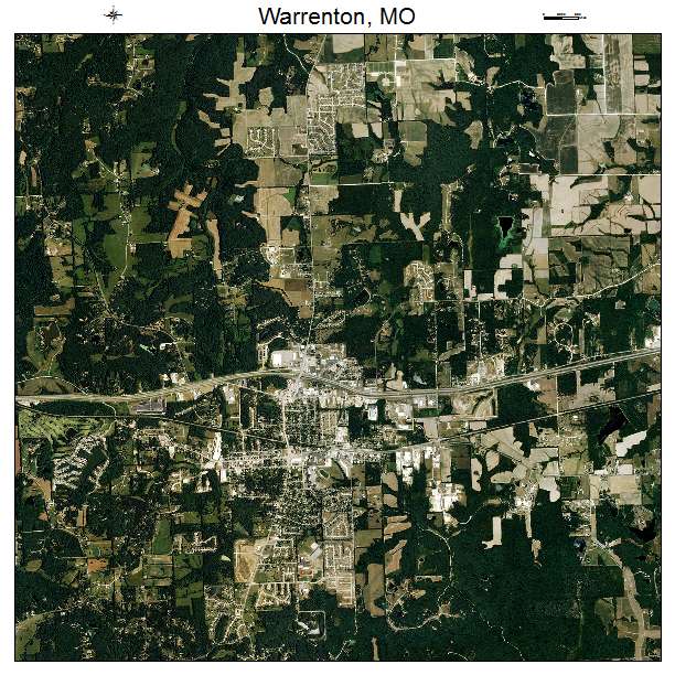Warrenton, MO air photo map