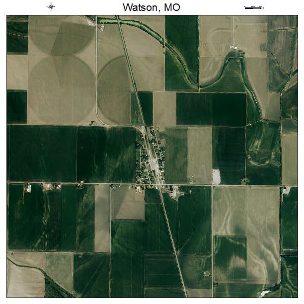 Watson, MO air photo map