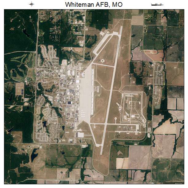 Whiteman AFB, MO air photo map