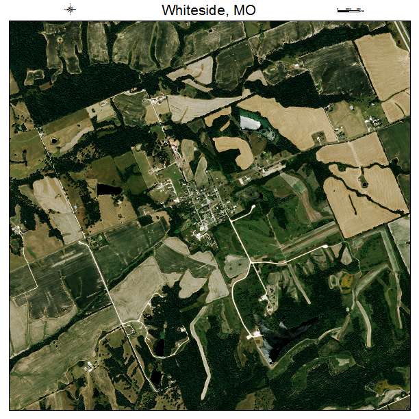Whiteside, MO air photo map