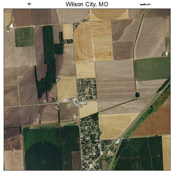 Wilson City, MO air photo map