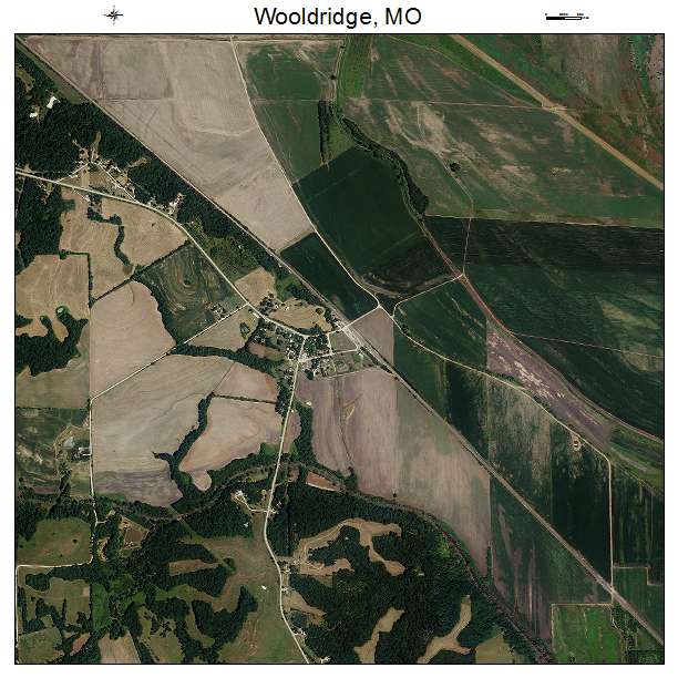 Wooldridge, MO air photo map