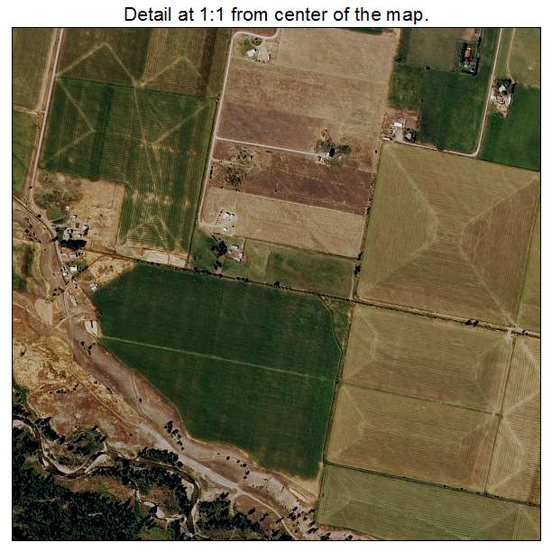 Arlee, Montana aerial imagery detail