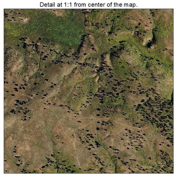 Ashland, Montana aerial imagery detail
