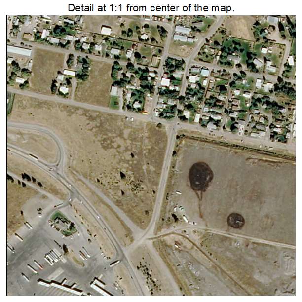 Bonner West Riverside, Montana aerial imagery detail