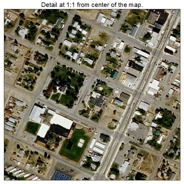 Boulder, Montana aerial imagery detail