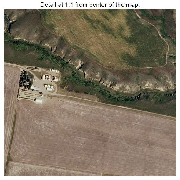 Carter, Montana aerial imagery detail
