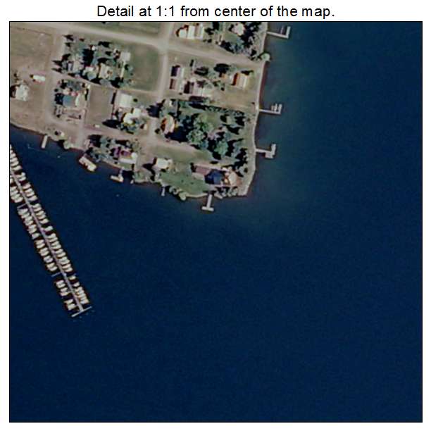 Dayton, Montana aerial imagery detail