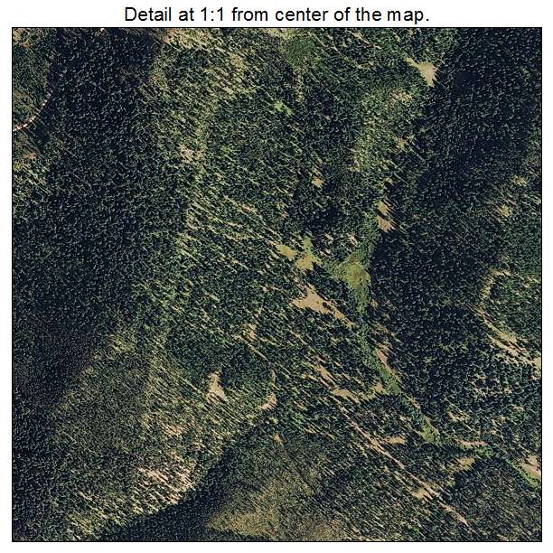 De Borgia, Montana aerial imagery detail