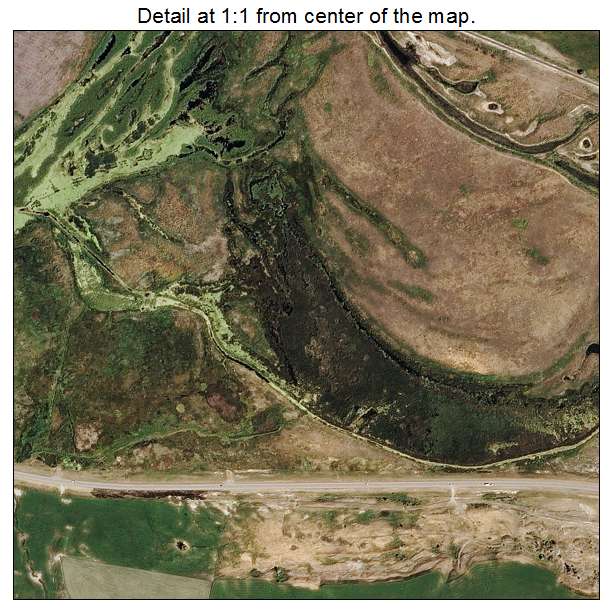 Dixon, Montana aerial imagery detail
