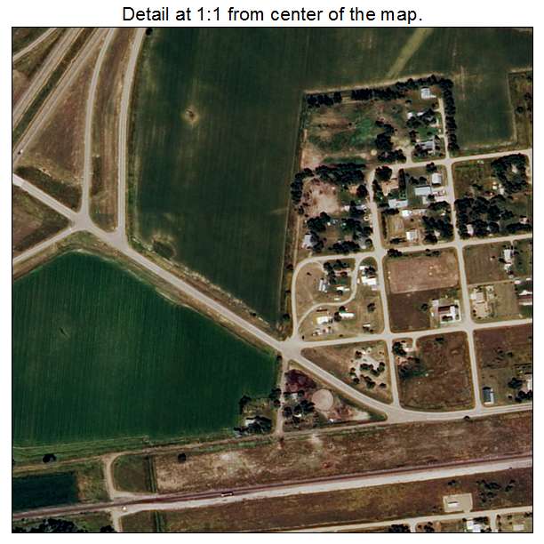 Fallon, Montana aerial imagery detail