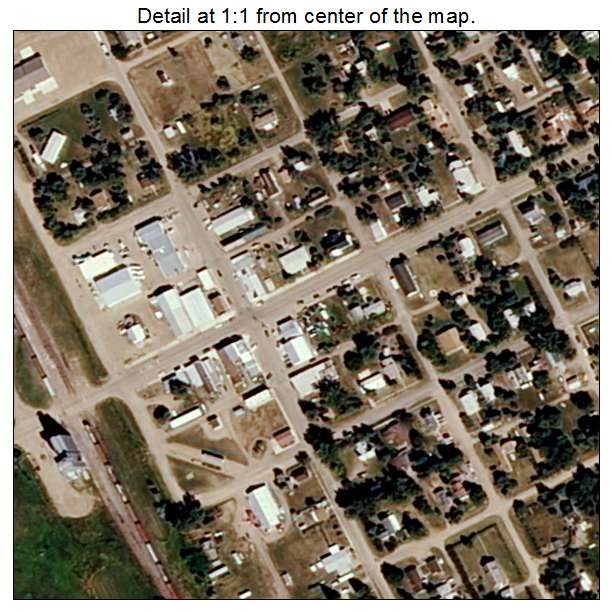 Froid, Montana aerial imagery detail