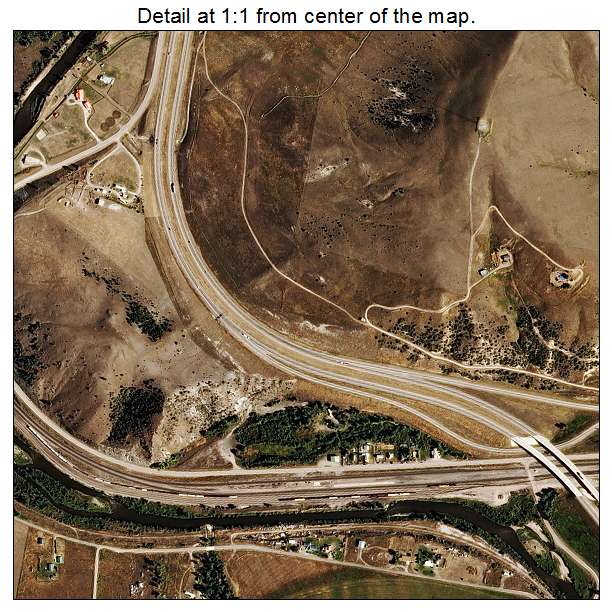 Garrison, Montana aerial imagery detail