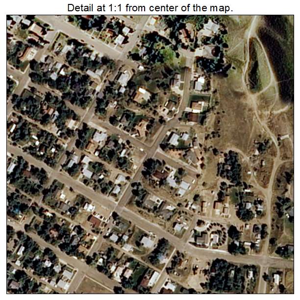 Glasgow, Montana aerial imagery detail