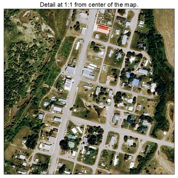 Grass Range, Montana aerial imagery detail