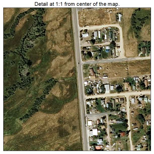 Harrison, Montana aerial imagery detail