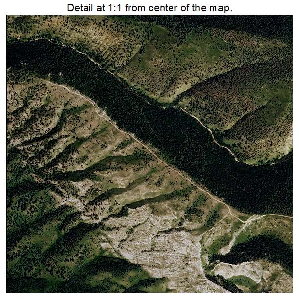 Hays, Montana aerial imagery detail