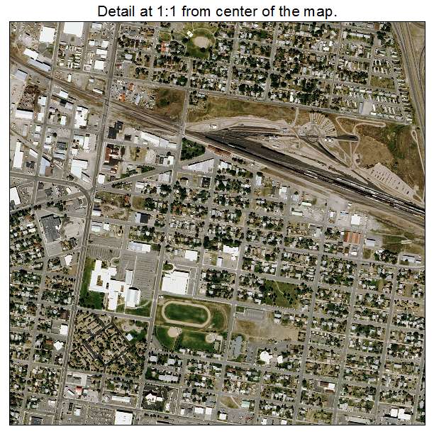 Helena, Montana aerial imagery detail