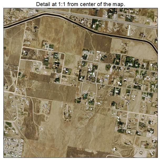 Helena Valley Southeast, Montana aerial imagery detail