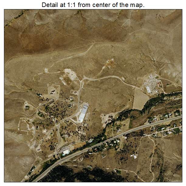 Helena West Side, Montana aerial imagery detail