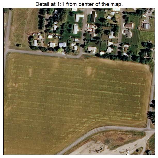 Huntley, Montana aerial imagery detail