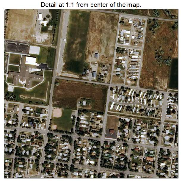 Laurel, Montana aerial imagery detail