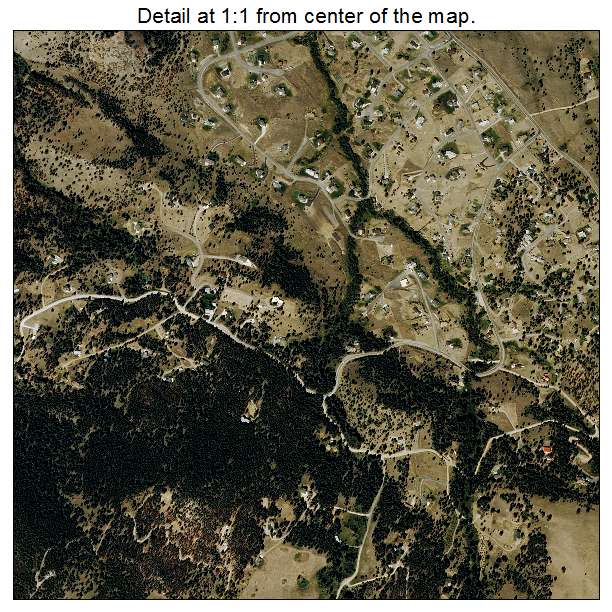 Montana City, Montana aerial imagery detail