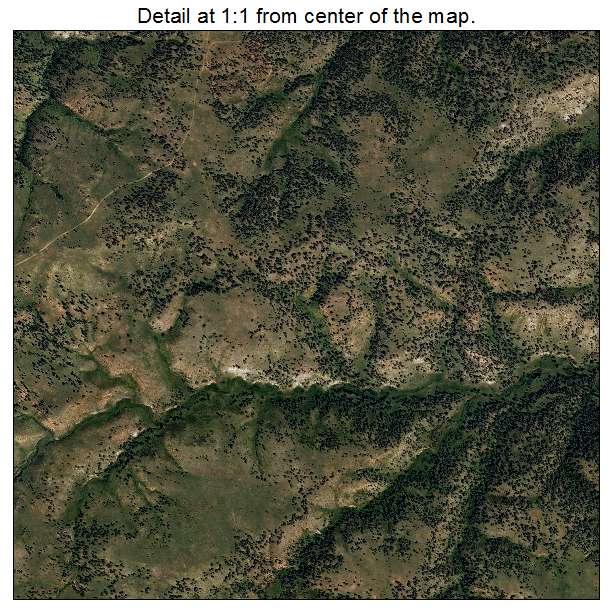 Muddy, Montana aerial imagery detail