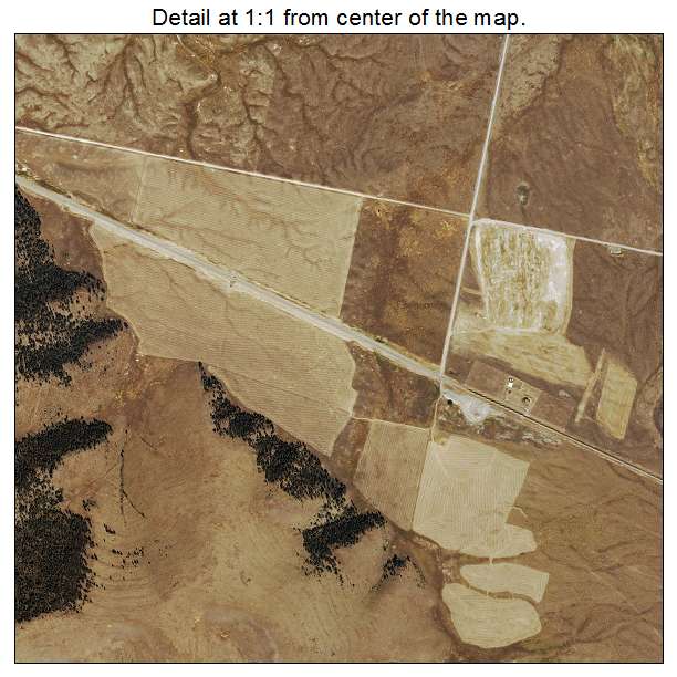 Niarada, Montana aerial imagery detail