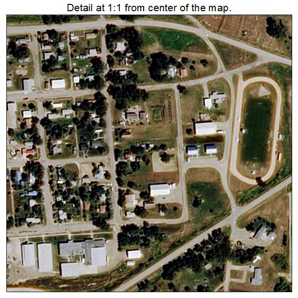 Richey, Montana aerial imagery detail