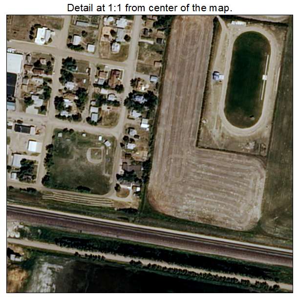 Rudyard, Montana aerial imagery detail