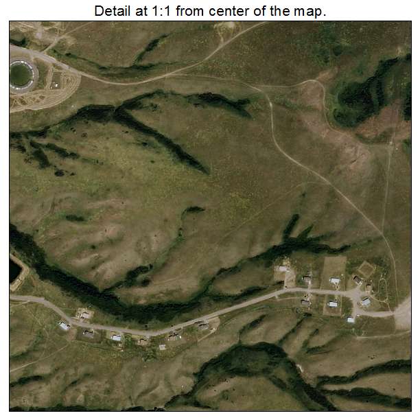 Sangrey, Montana aerial imagery detail