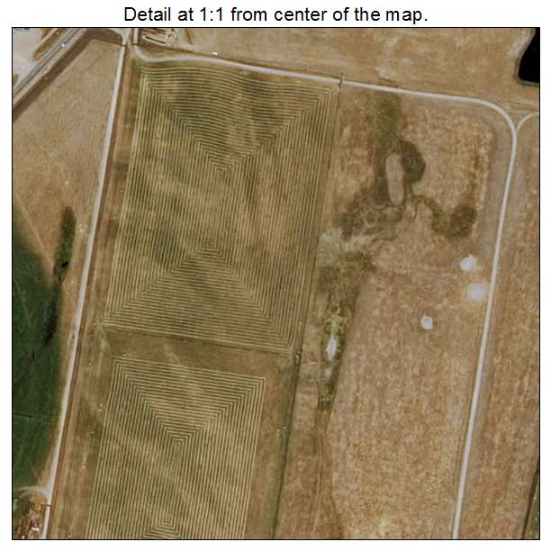 Toston, Montana aerial imagery detail