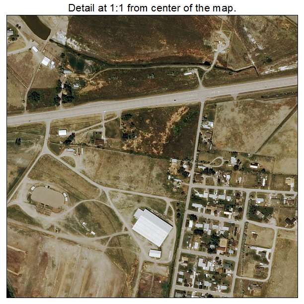 Vaughn, Montana aerial imagery detail