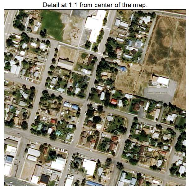 Whitehall, Montana aerial imagery detail