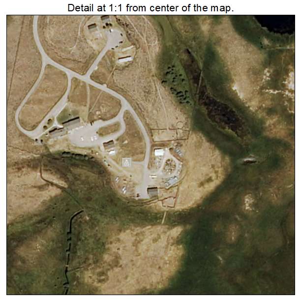 Wisdom, Montana aerial imagery detail