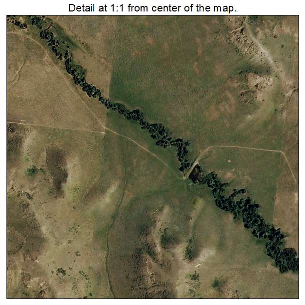 Wyola, Montana aerial imagery detail