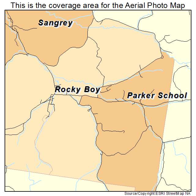 Agency, MT location map 