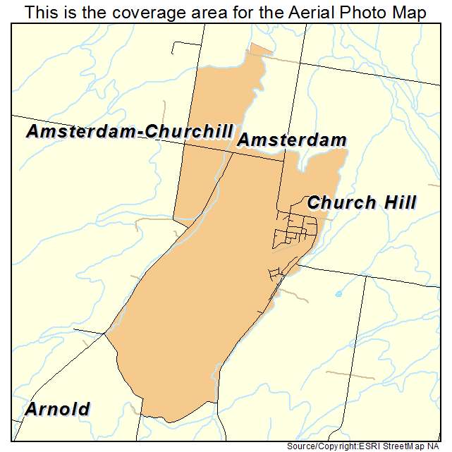 Amsterdam Churchill, MT location map 
