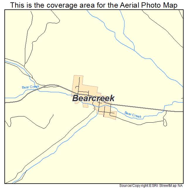 Bearcreek, MT location map 