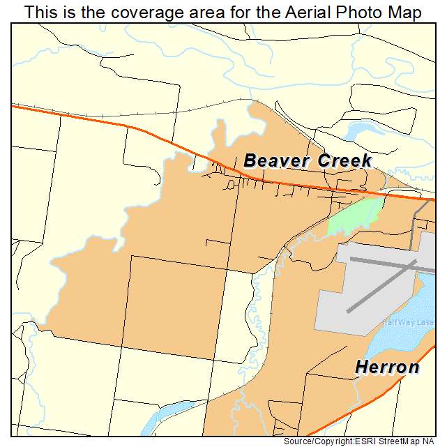 Beaver Creek, MT location map 