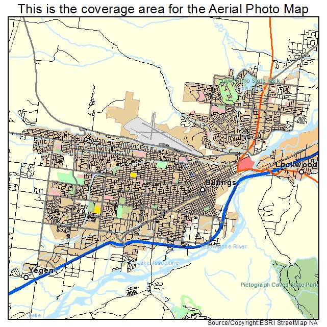 Billings, MT location map 